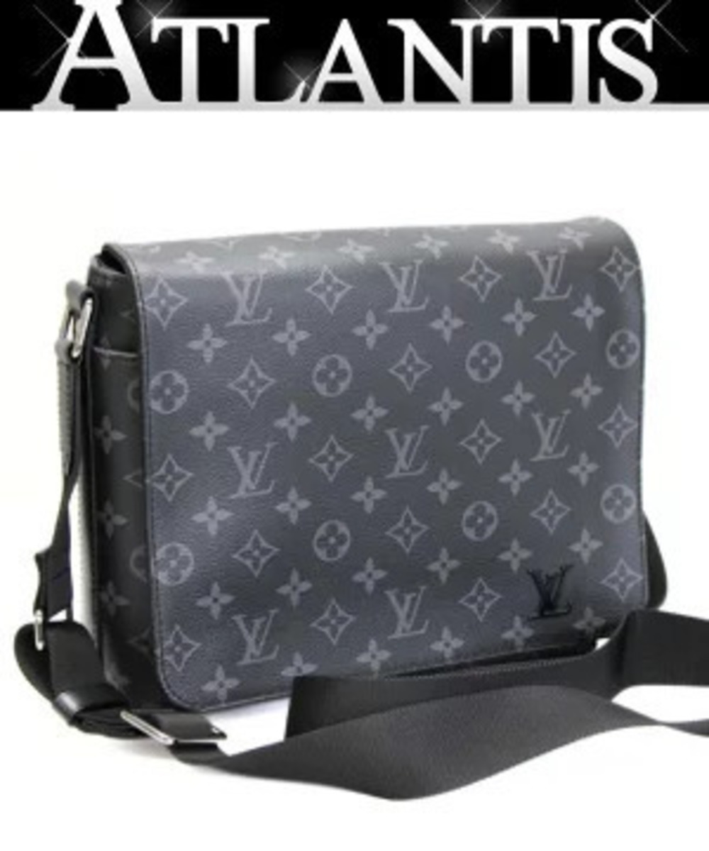 Louis Vuitton District shoulder bag Monogram Eclipse Black